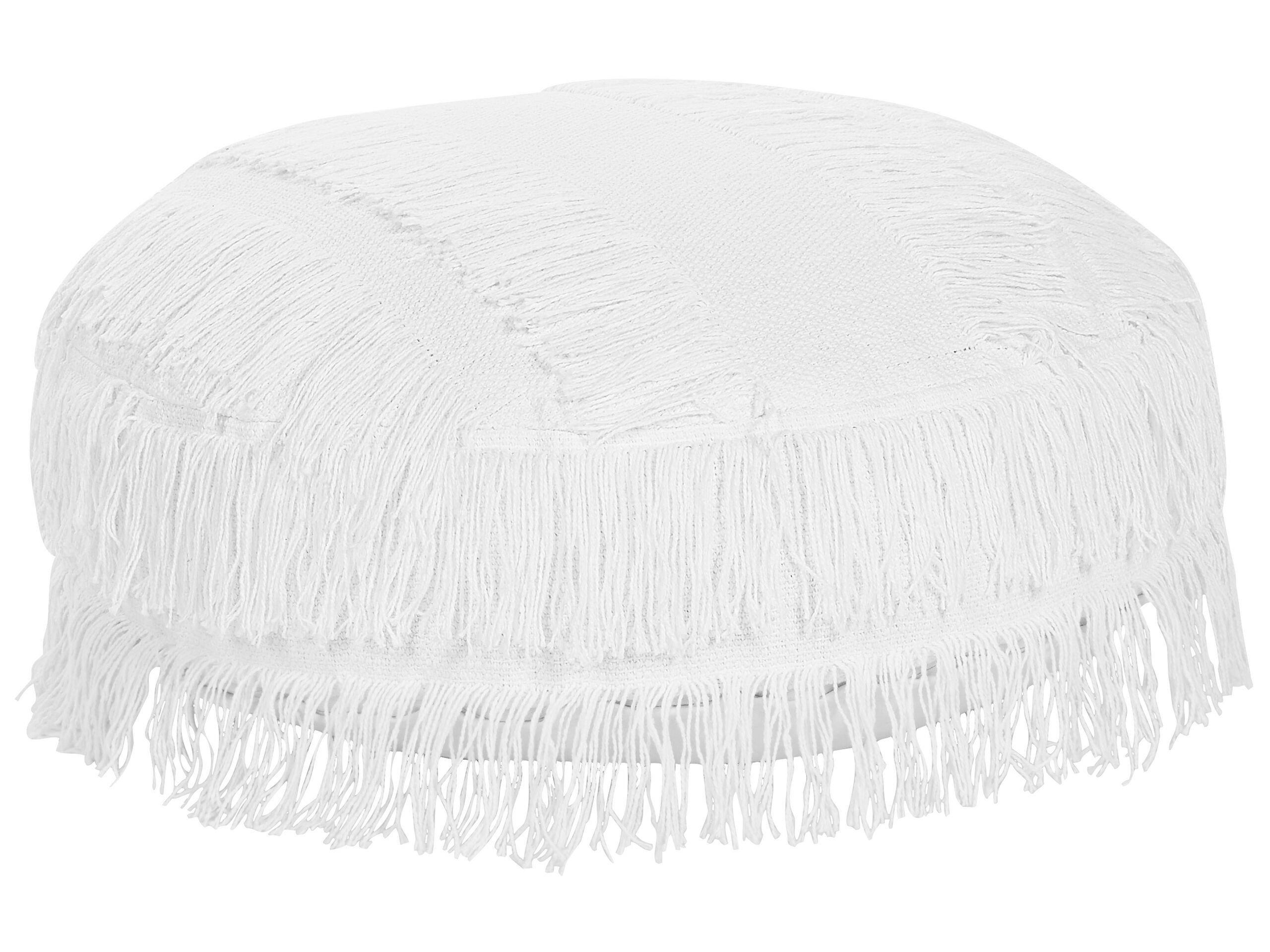 Beliani Pouf en Coton Scandinave OULAD  