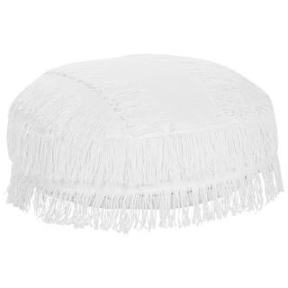 Beliani Pouf en Coton Scandinave OULAD  