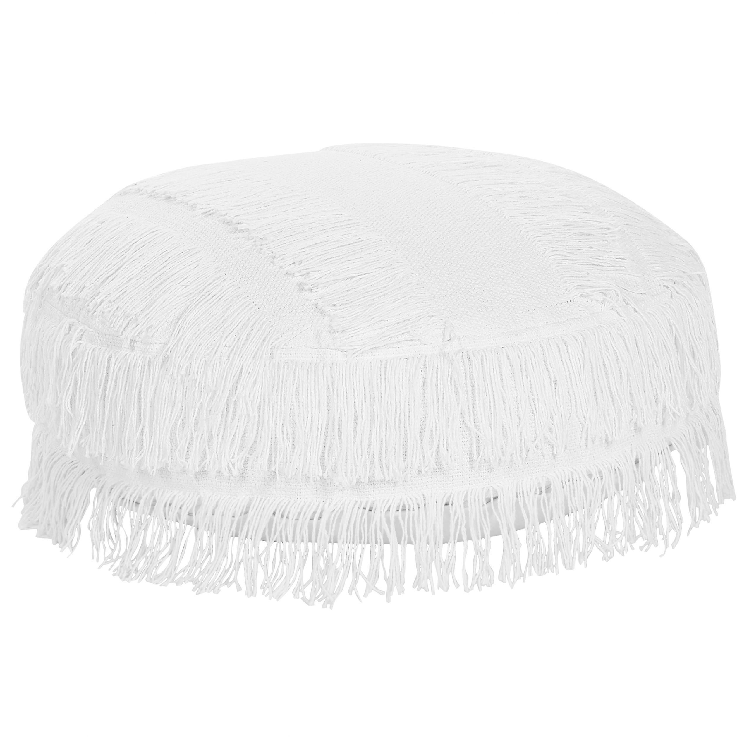 Beliani Pouf en Coton Scandinave OULAD  