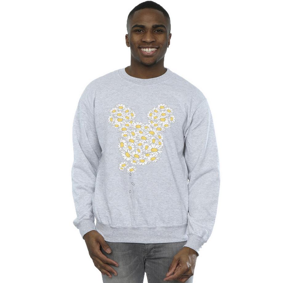 MICKEY MOUSE Gänseblümchen Print Sweatshirt  