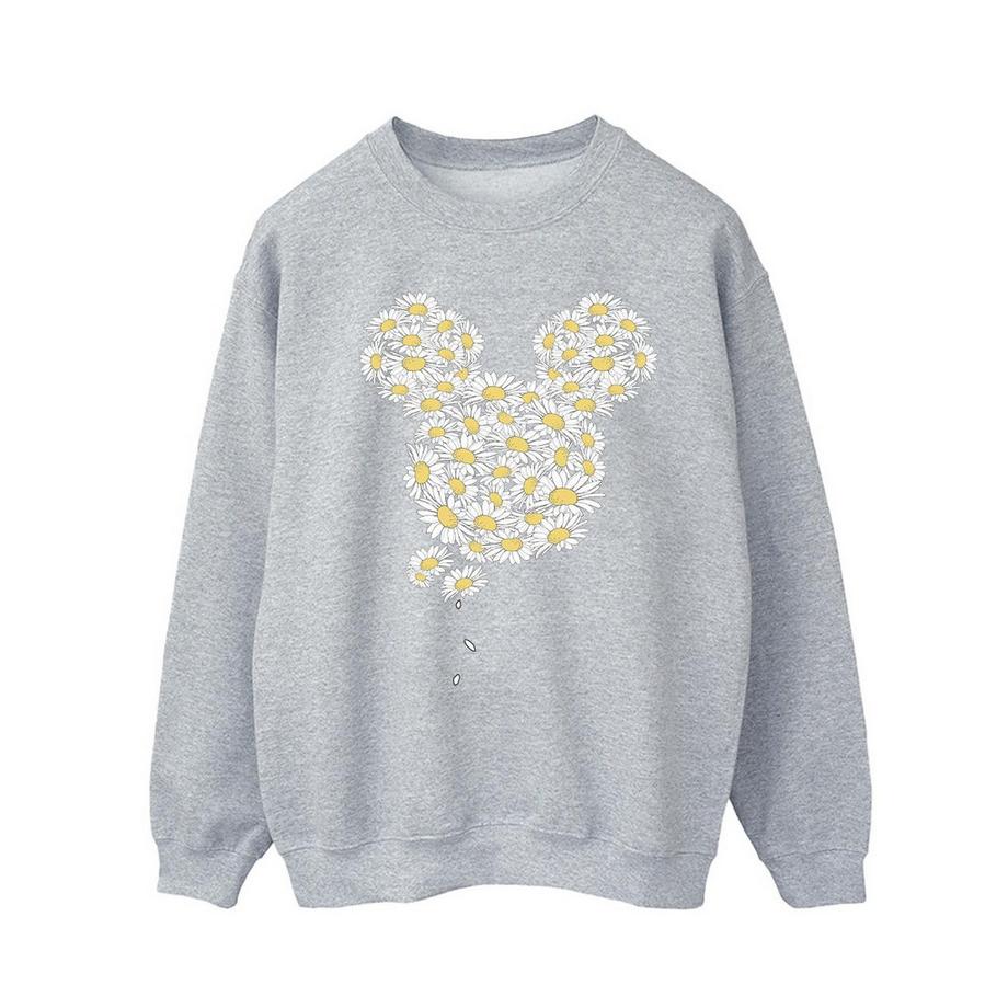 MICKEY MOUSE Gänseblümchen Print Sweatshirt  