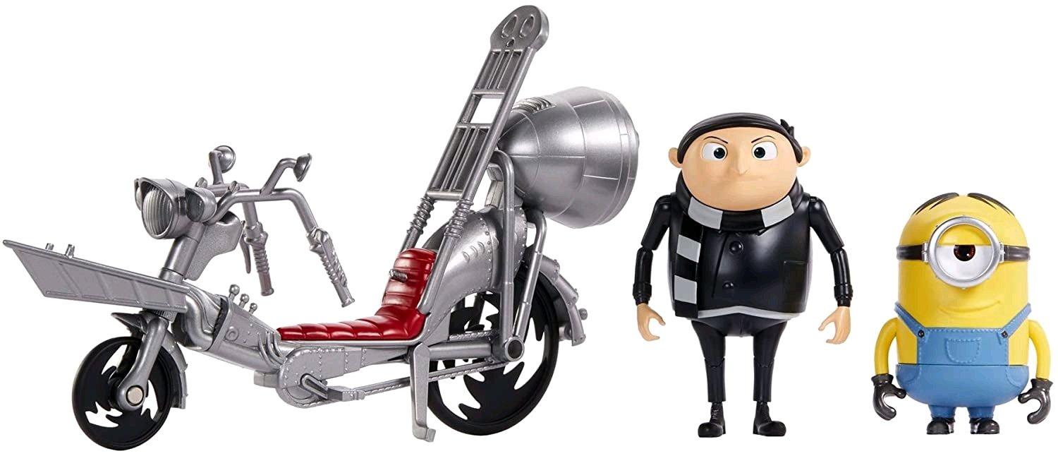 Mattel  GMF15 - Minions Movie Moments Gru mit Pedal-Power 