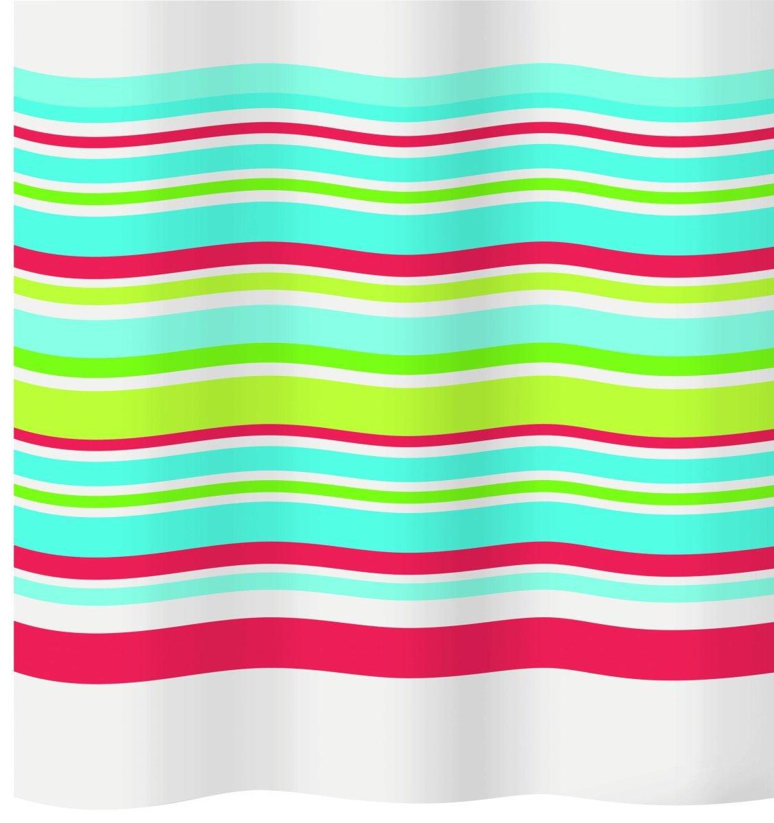 diaqua Rideau de douche textile Stripes  