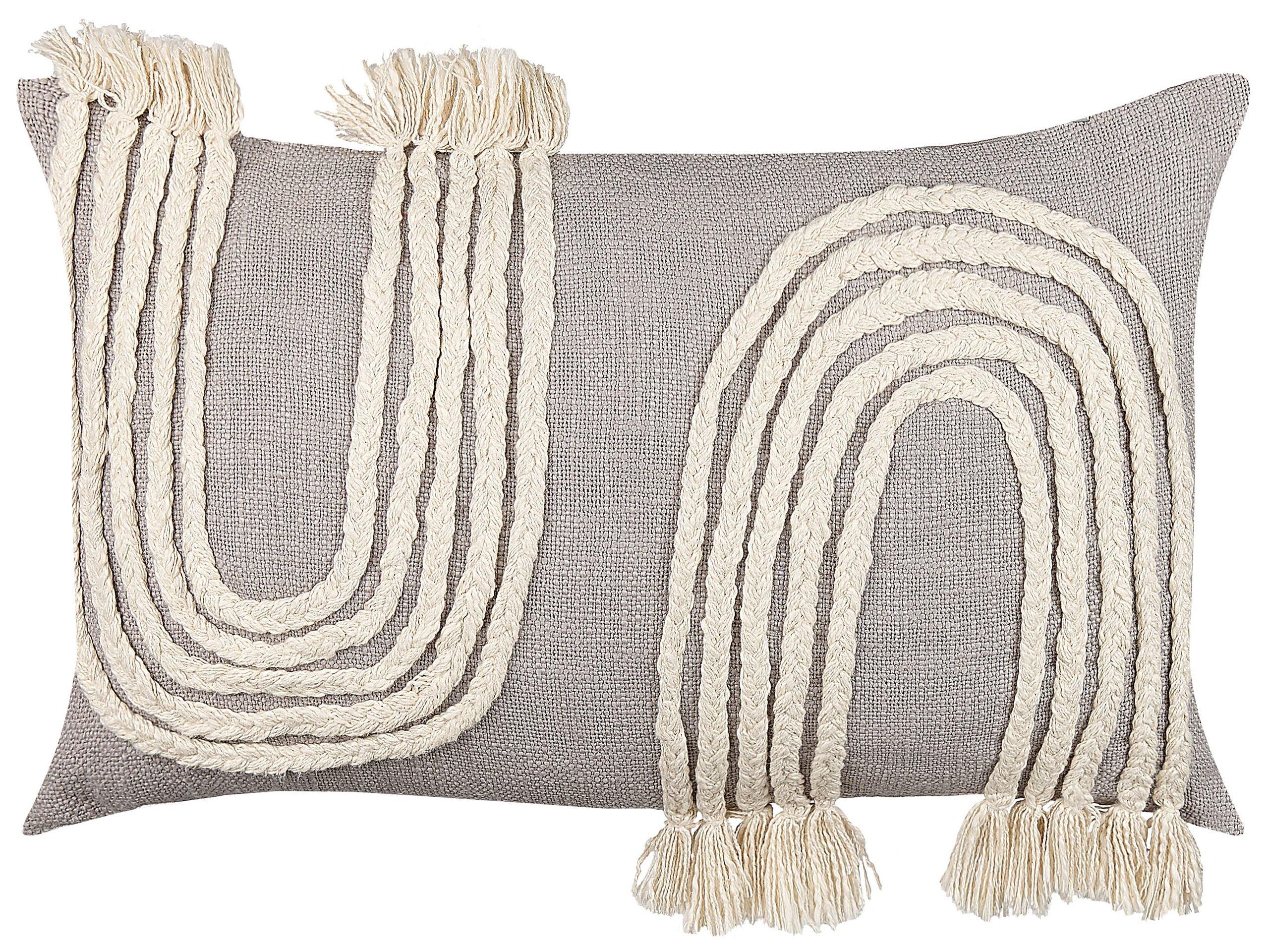 Beliani Cuscino decorativo en Cotone Boho OCIMUM  