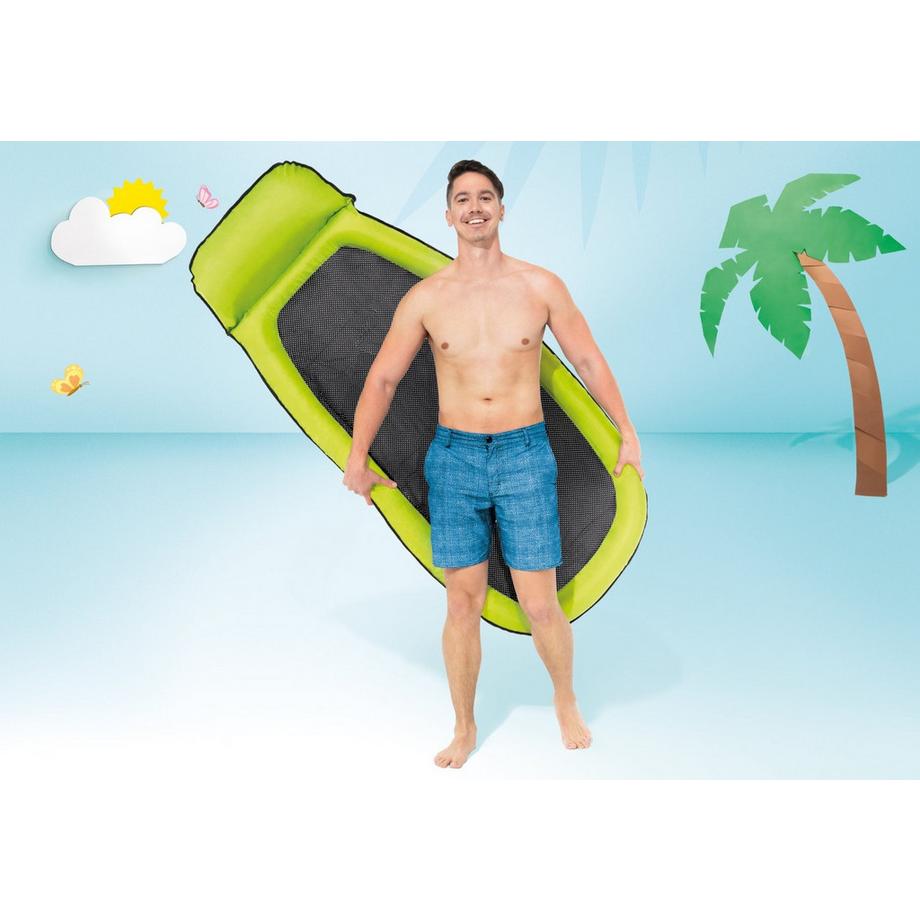 Intex  Matelas de plage avec maille pour rafraîchir vert 58836 INTEX 