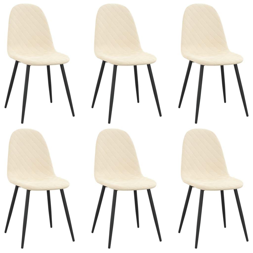 VidaXL sedia da pranzo Velluto  