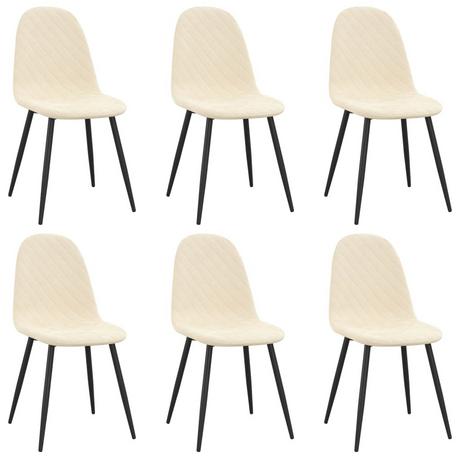 VidaXL sedia da pranzo Velluto  