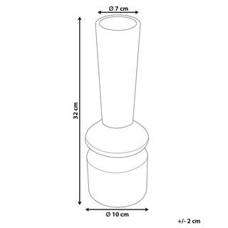 Beliani Vaso da fiori en Dolomite Boho PEANIA  