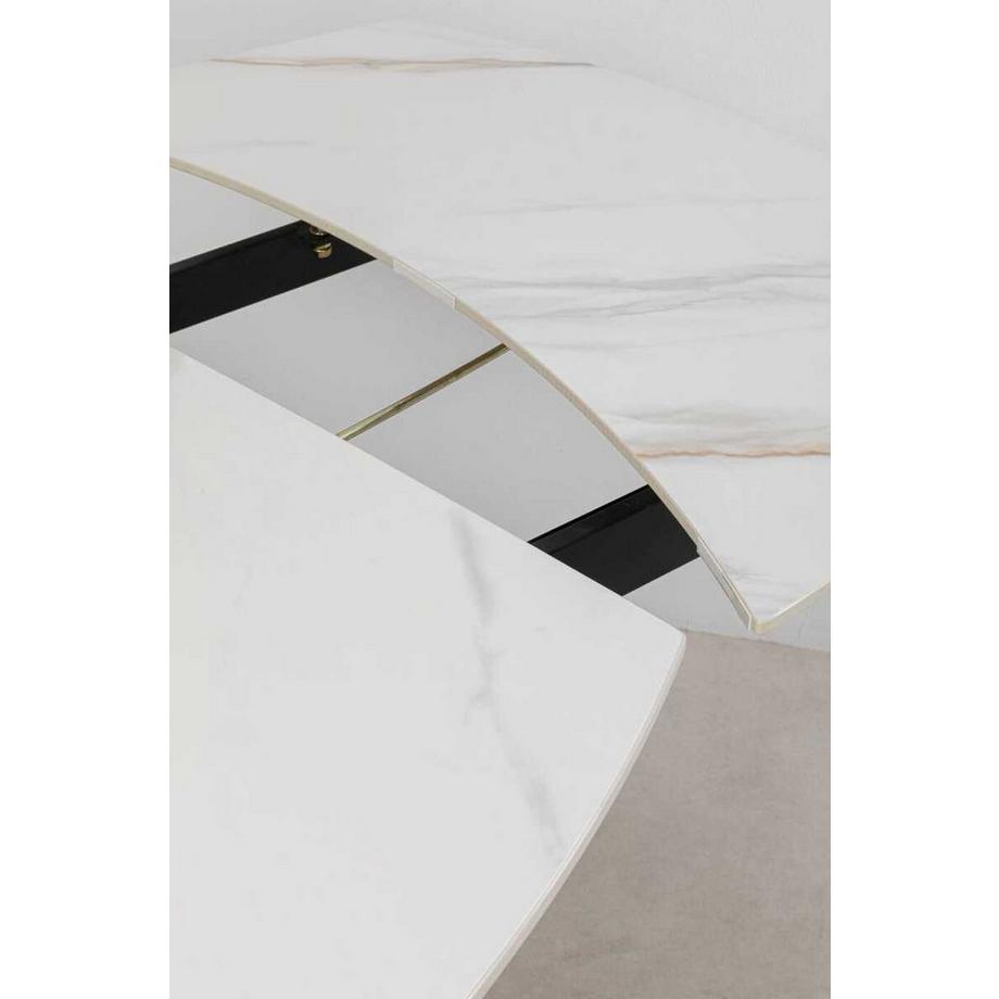 KARE Design Table à rallonges Twist Onyx 120-180x90  