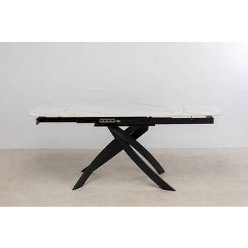 Table à rallonges Twist Onyx 120-180x90