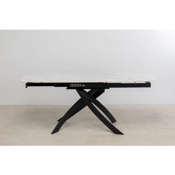 Table extensible Twist Onyx 120-180x90