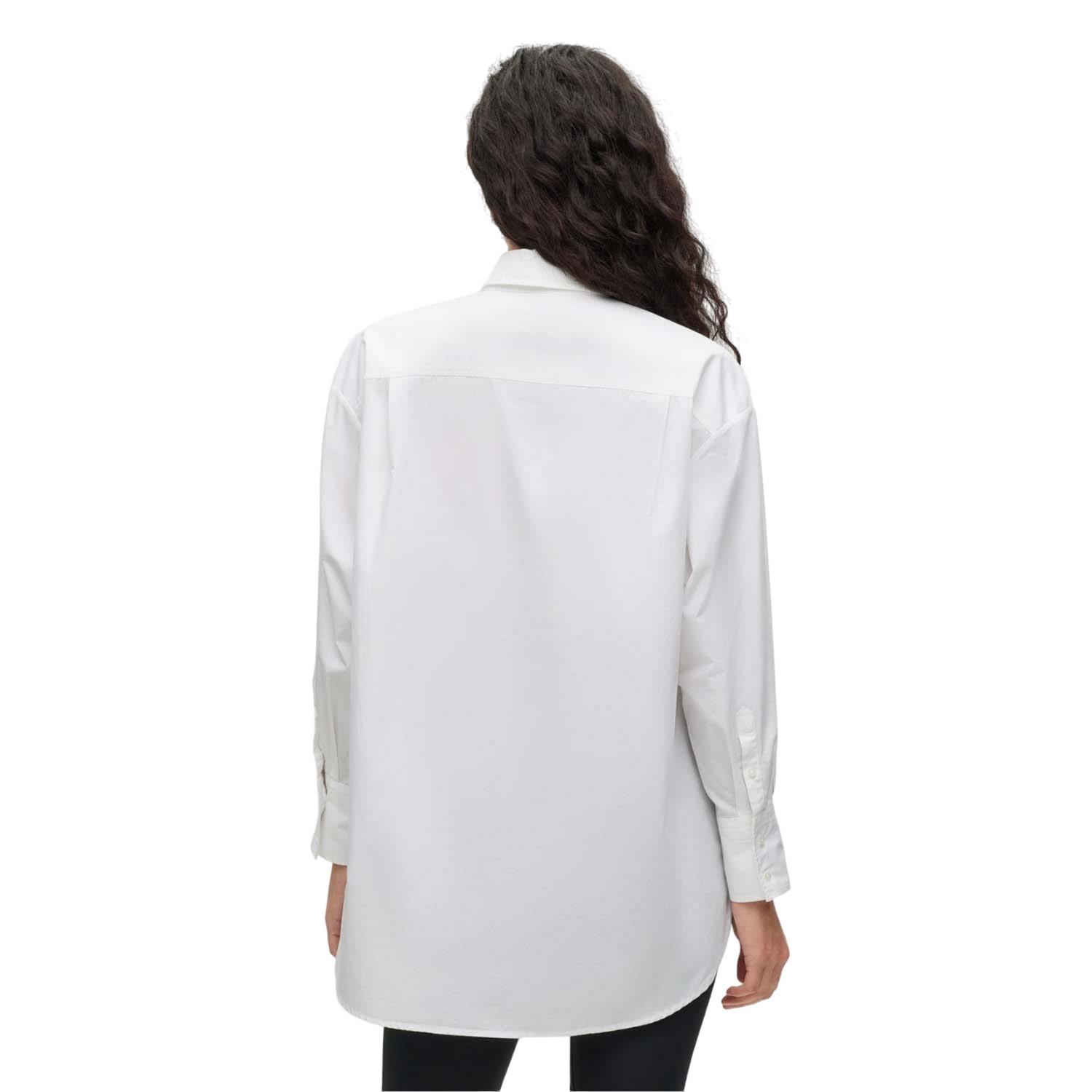 HUGO Ennia Chemise Oversized Col Boutonné  