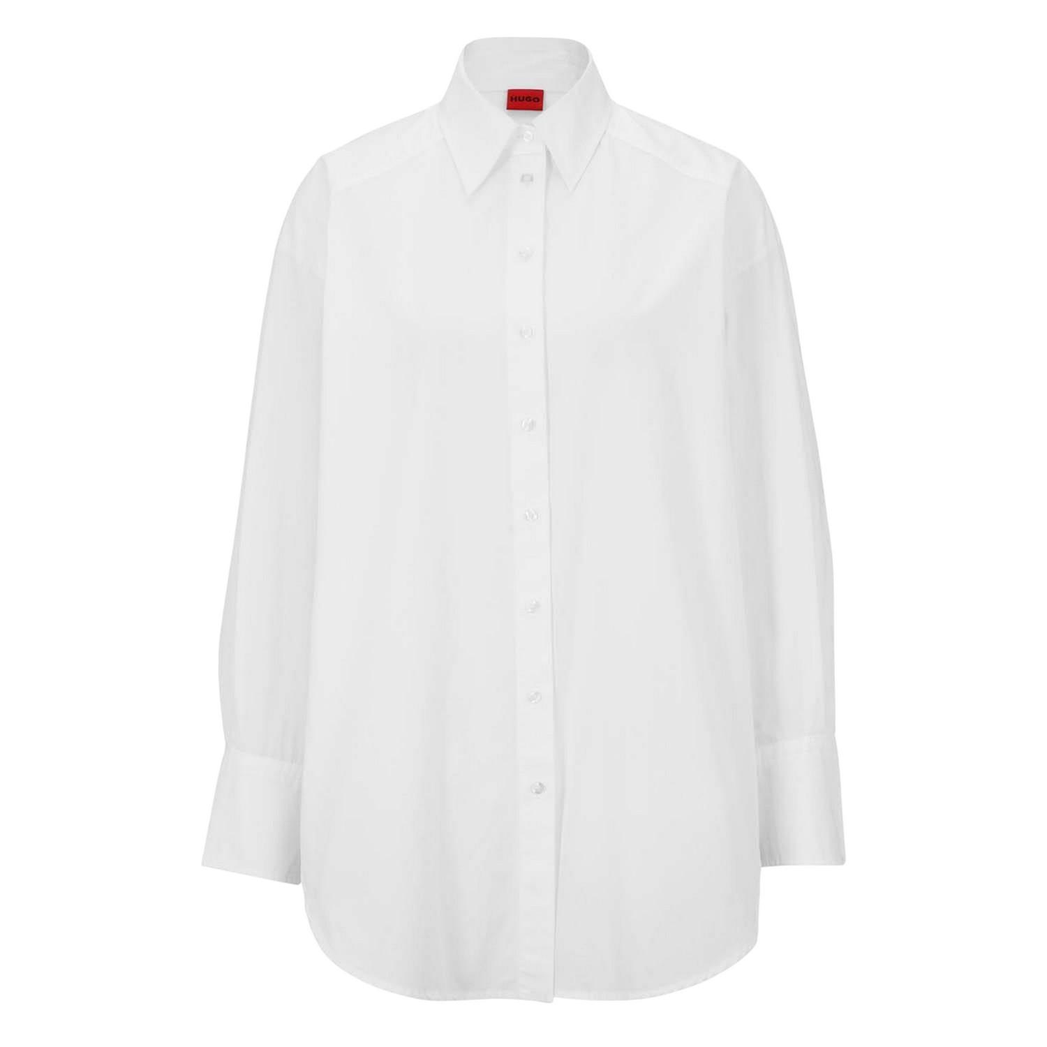 HUGO Ennia Chemise Oversized Col Boutonné  