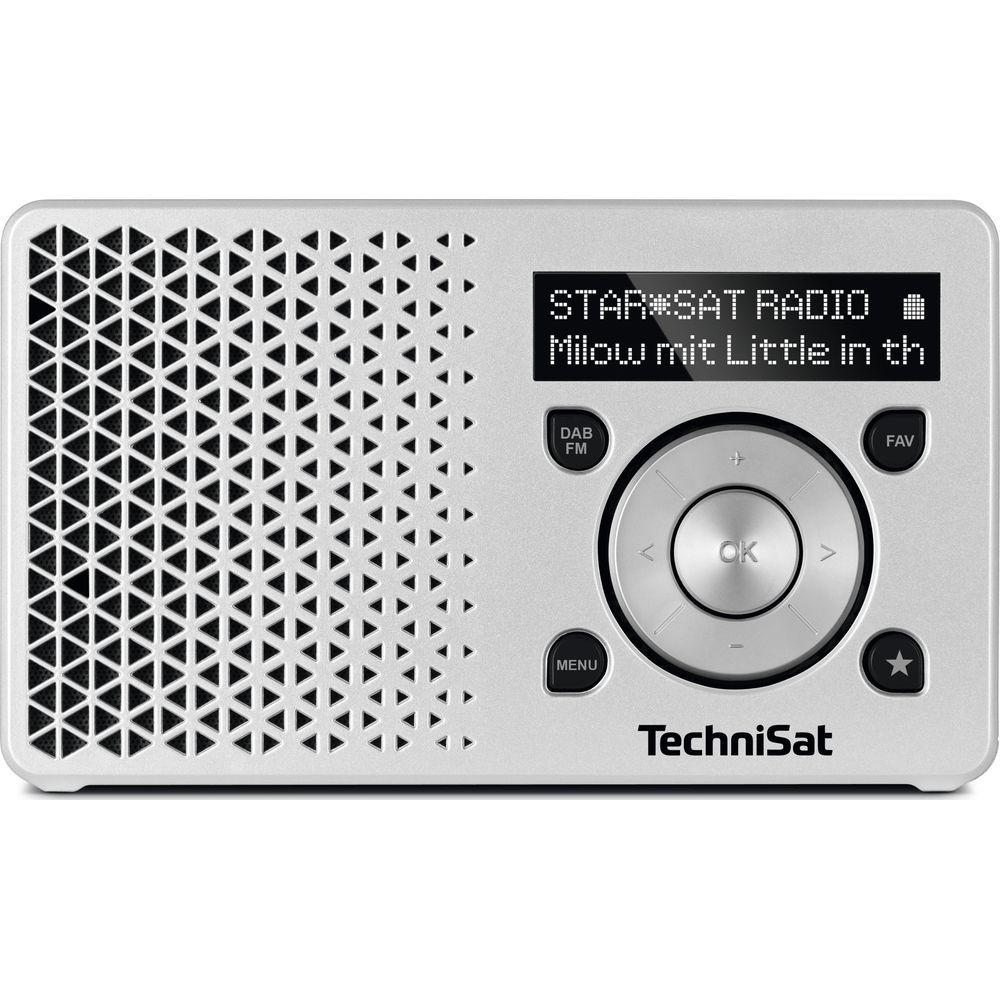 TechniSat  DAB+ Radio DigitRadio 1 Silber 