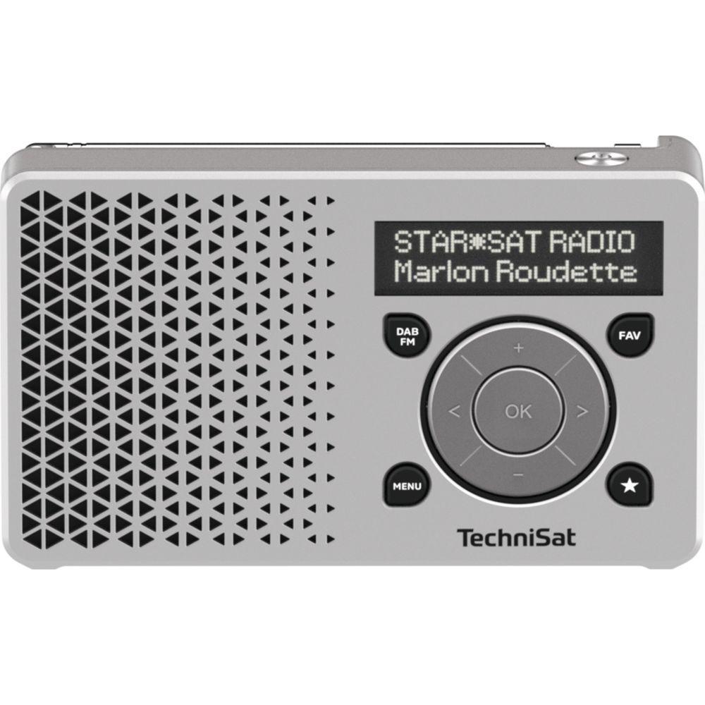 TechniSat  DAB+ Radio DigitRadio 1 Silber 