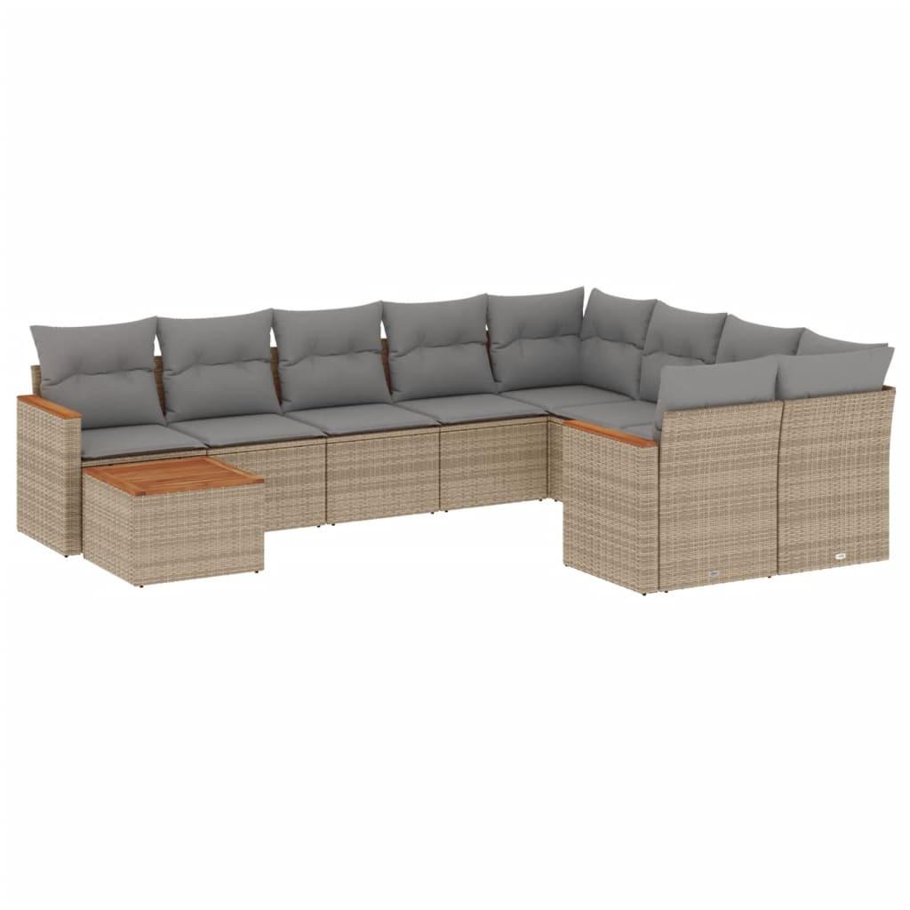 VidaXL Garten sofagarnitur poly-rattan  