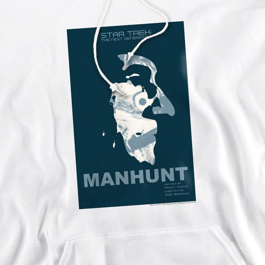 Star Trek The Next Generation Season 2 Episode 19 Felpa con Cappuccio  