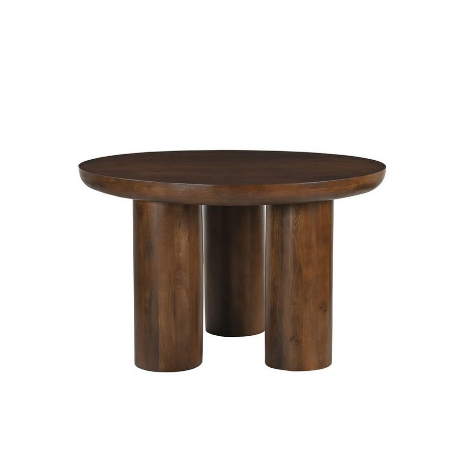 mutoni Table de salle à manger Arcos Triple brune ronde120  