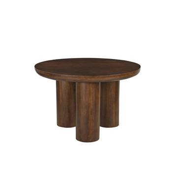 Table de salle à manger Arcos Triple brune ronde120