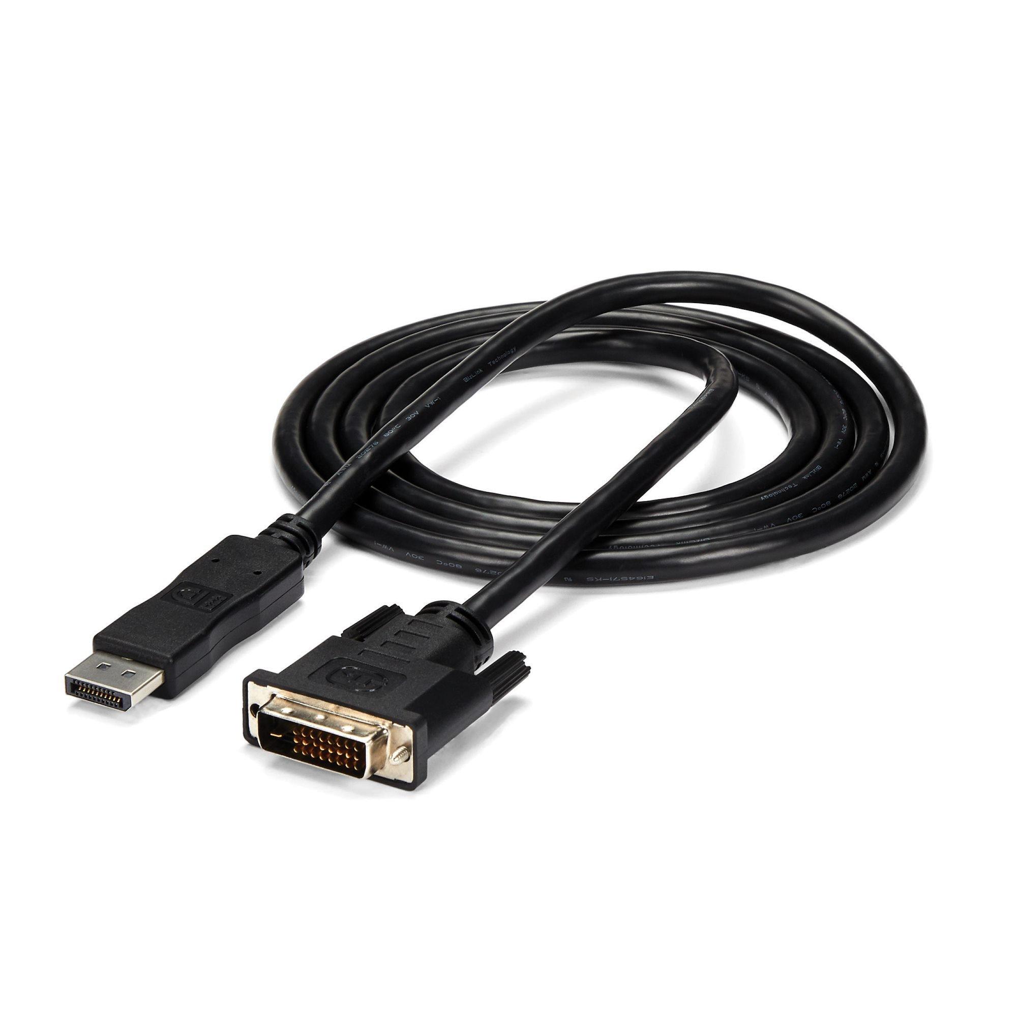 STARTECH.COM  StarTech.com Câble Adaptateur DisplayPort vers DVI de 1,8m - Mâle / Mâle - 1920x1200 