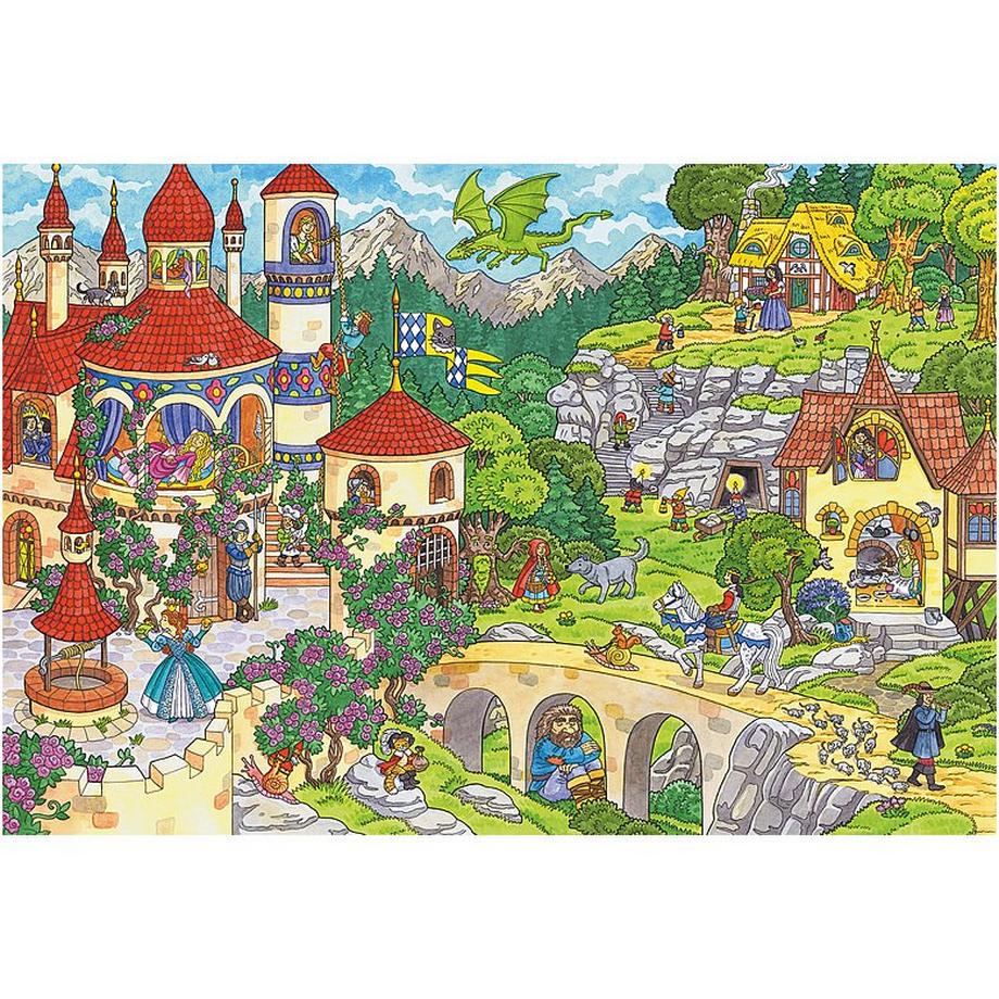 Schmidt Spiele  Schmidt Een sprookjesachtige koninkrijk, 100 stukjes 