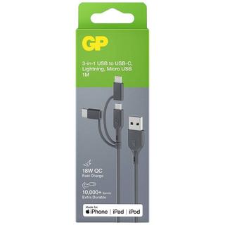GP Batteries  Câble de charge GP 3 en 1 160GPCY1N-C1 