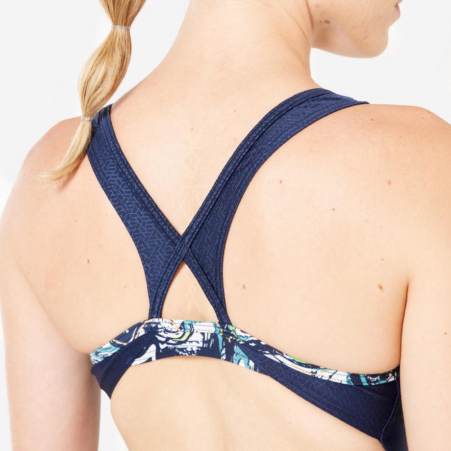 DECATHLON Maillot de bain synthétique à motif  