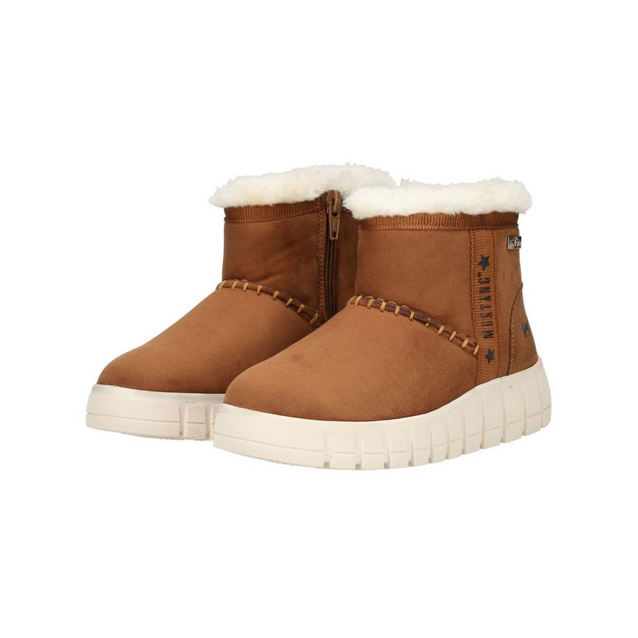 Mustang Bottines avec doublure en fausse fourrure  
