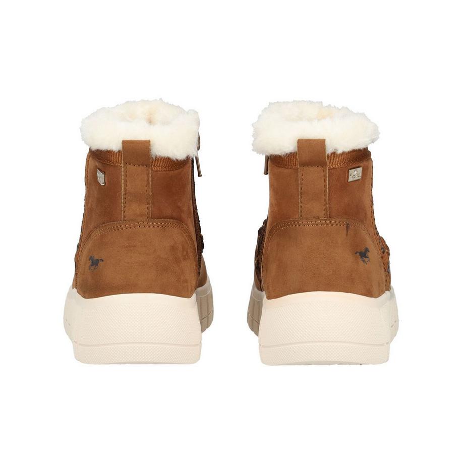 Mustang Bottines avec doublure en fausse fourrure  