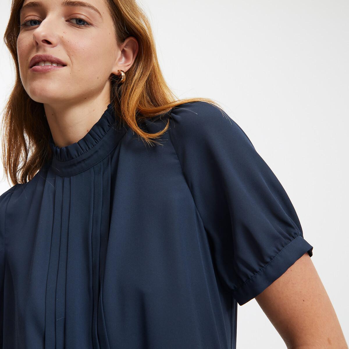 La Redoute Collections  Blouse manches courtes col à volants 