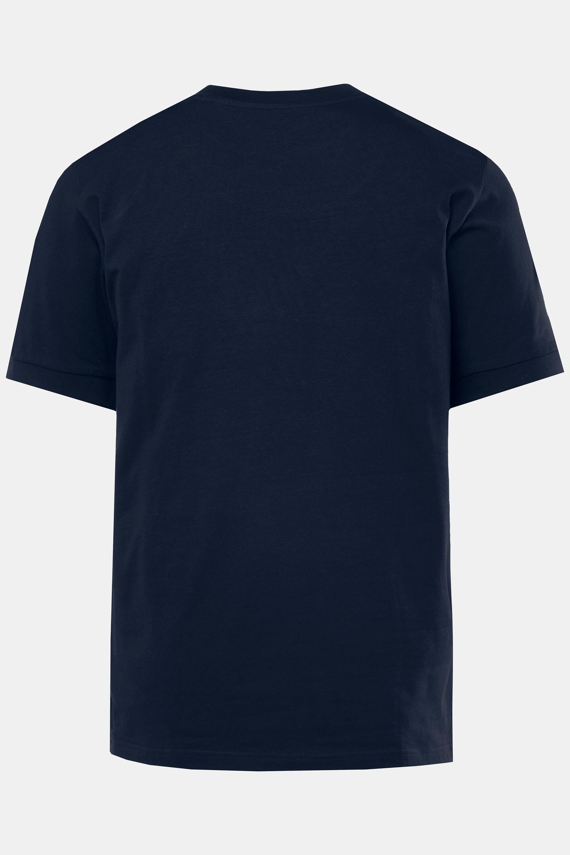 JP1880  T-shirt JP1880 con FLEXNAMIC® e mezze maniche blu scuro 