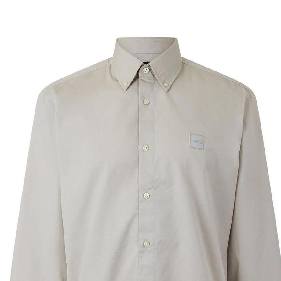 BOSS Camicia a Collo Button-Down Maniche Lunghe  