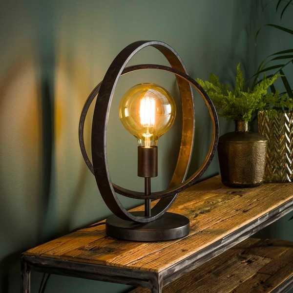 mutoni Tischlampe Turn around 1L Charcoal  