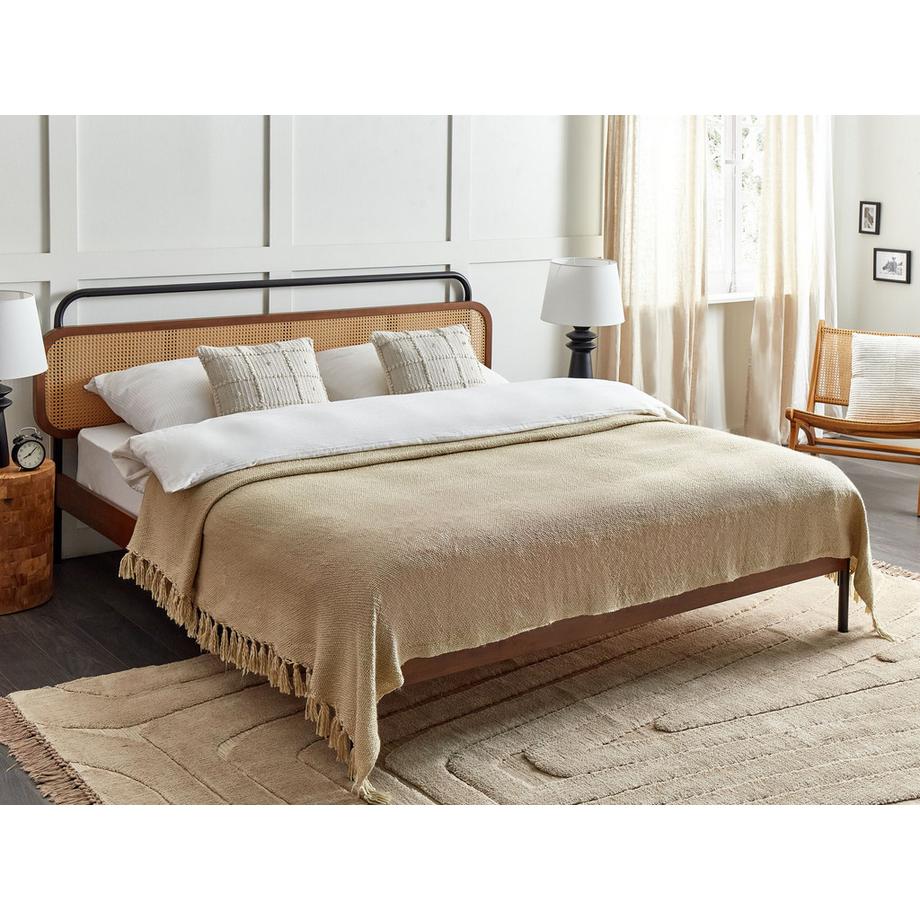 Beliani Coperta in Acrilico Boho CHAOHANI  