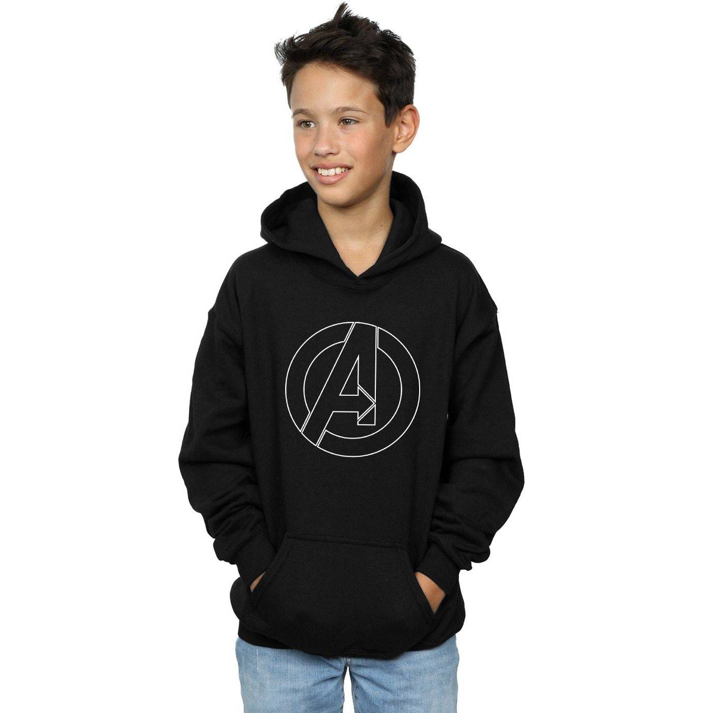 MARVEL  Avenegers Assemble A Logo Outline Kapuzenpullover 