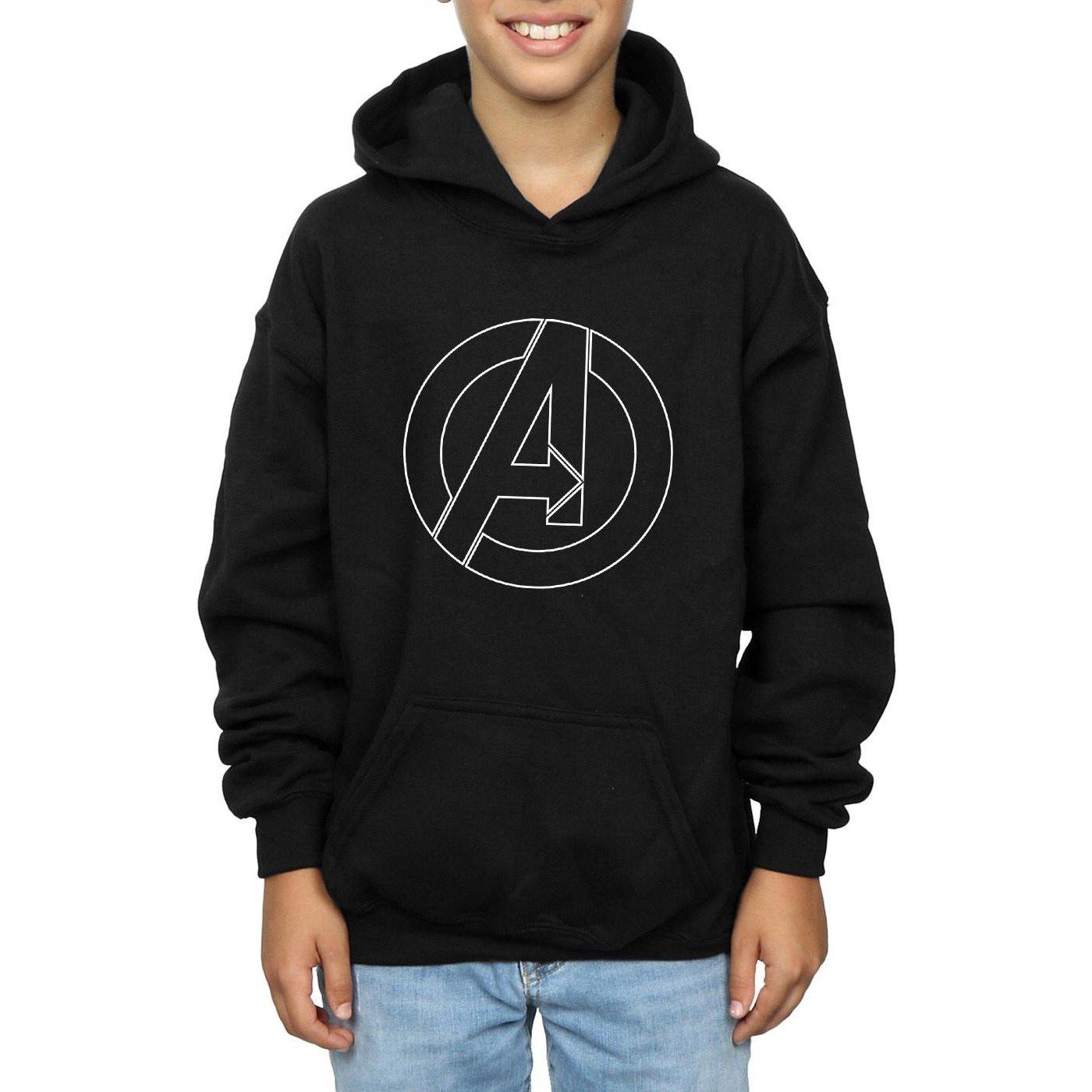 MARVEL  Avenegers Assemble A Logo Outline Kapuzenpullover 