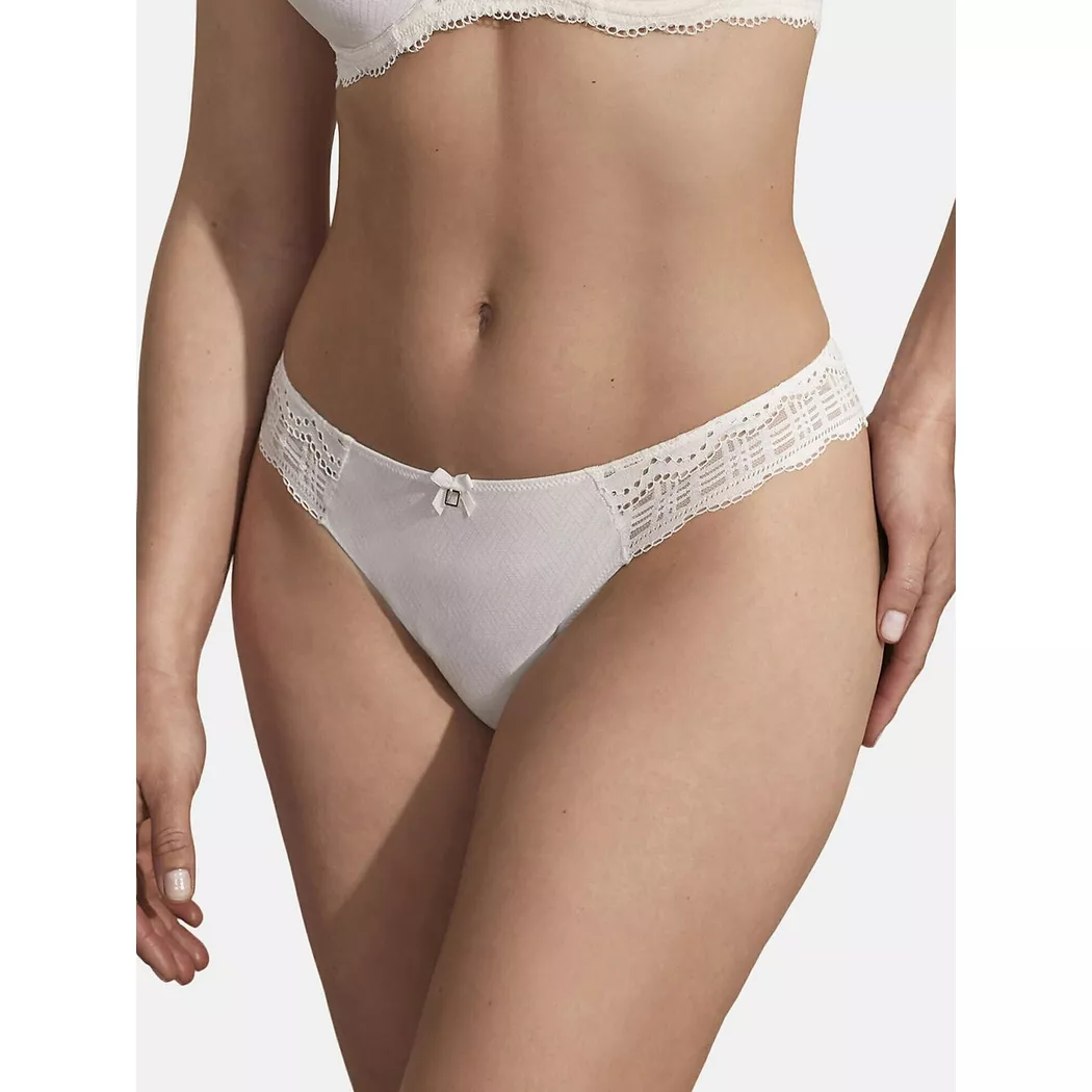 Selmark - Brasilianisch Alicia Hochzeit, für Damen, Beton-Optik / Weiss, Größe S