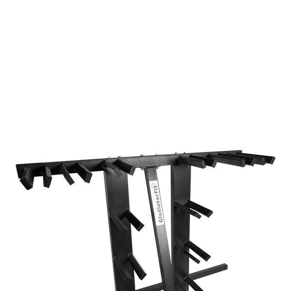 GladiatorFit  GladiatorFit: magazzino per dischi completi e barre a sgancio rapido 