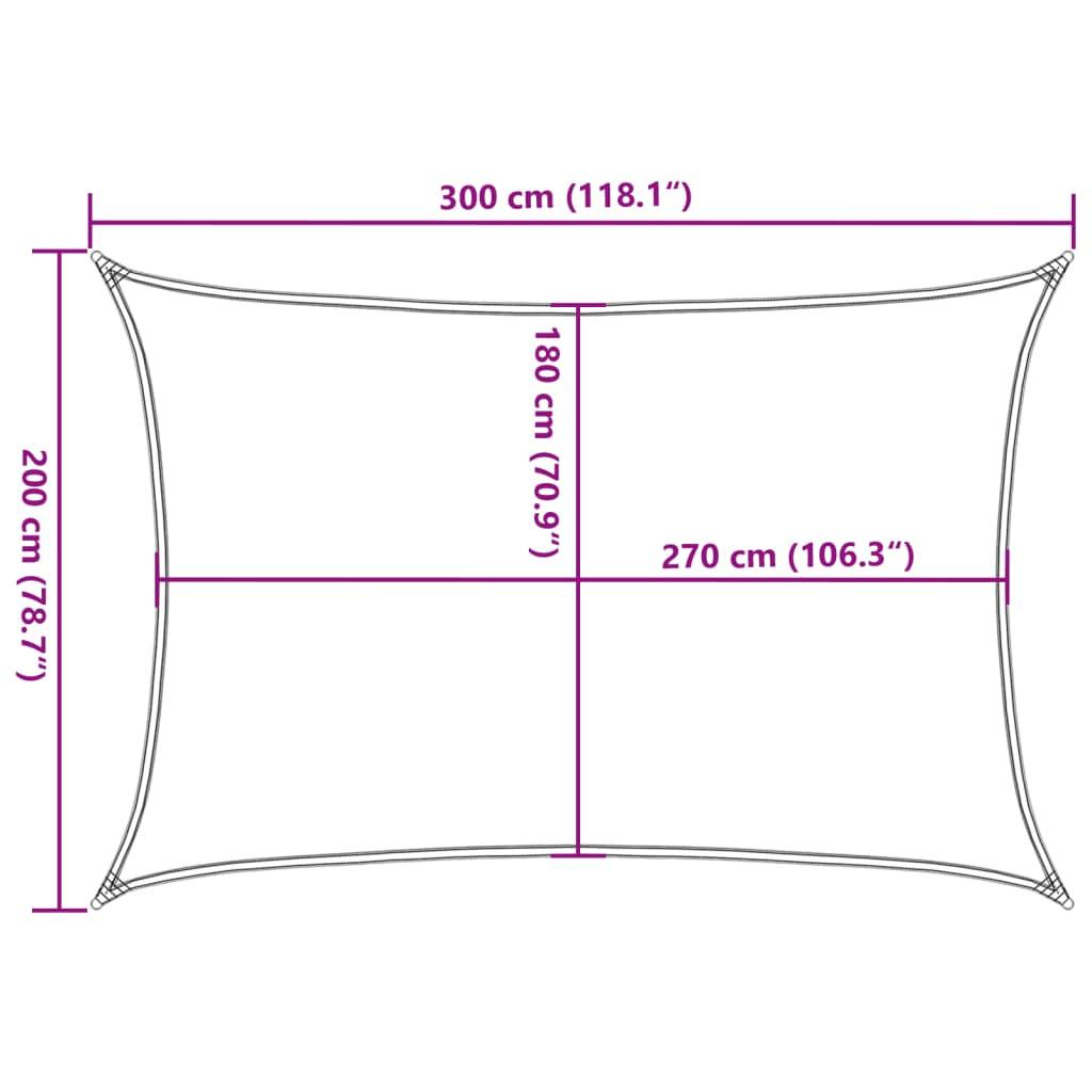 VidaXL vela parasole  