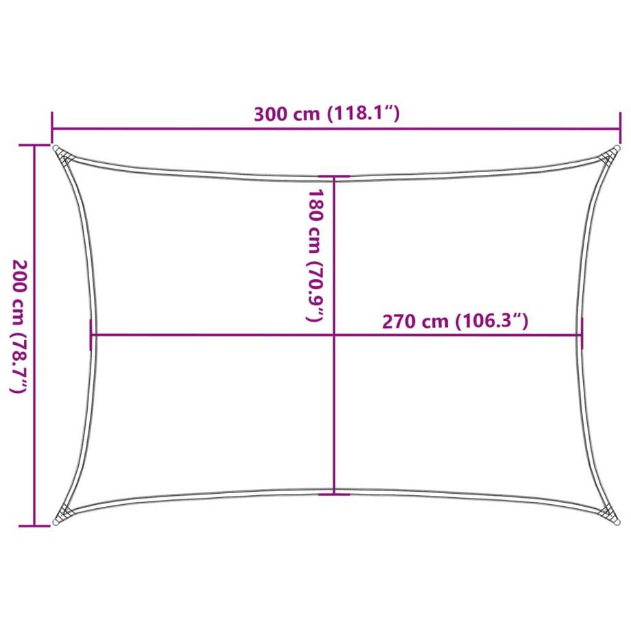 VidaXL vela parasole  
