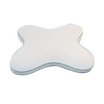 Oreiller papillon 58x46x10/6cm 100% mousse thermoélastique