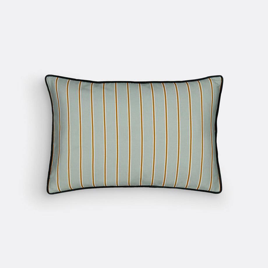 Housse de coussin rayée 60x40 cm