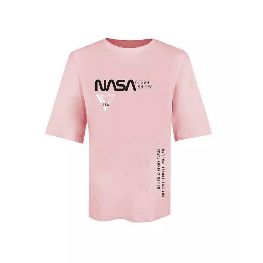 Nasa Logo Razzo T-Shirt Oversize  