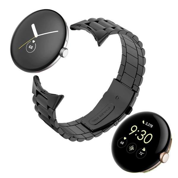 Avizar  Bracelet Google Pixel Watch Acier Noir 