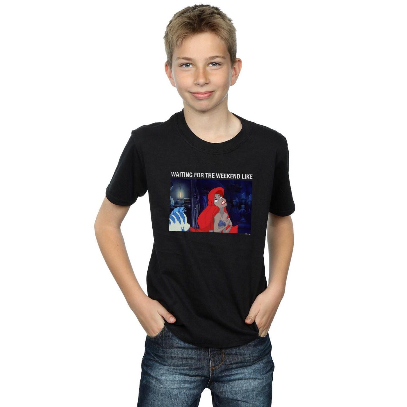 Disney  The Little Mermaid Waiting For The Weekend TShirt 