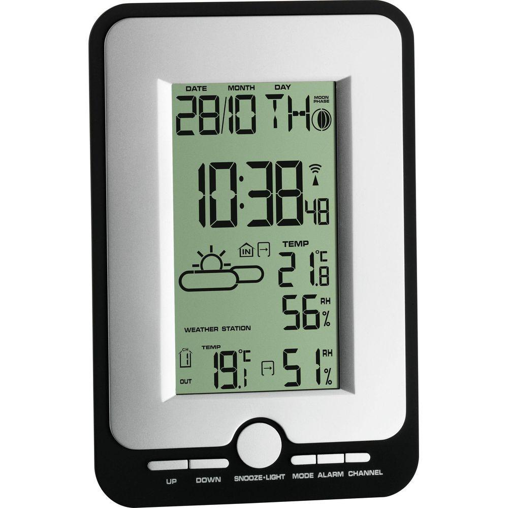 TFA Dostmann TFA-Dostmann Multy Nero, Argento LCD Batteria  