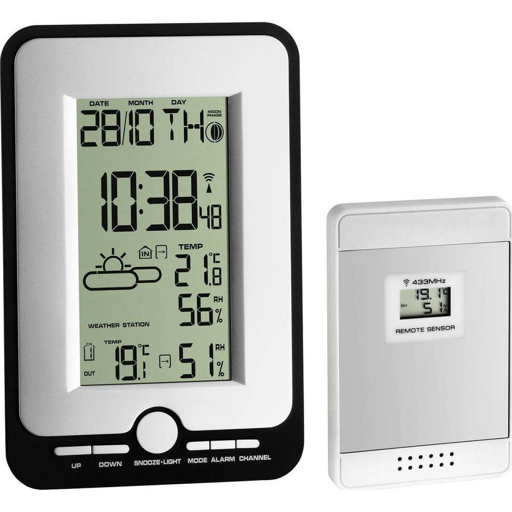 TFA Dostmann TFA-Dostmann Multy Nero, Argento LCD Batteria  