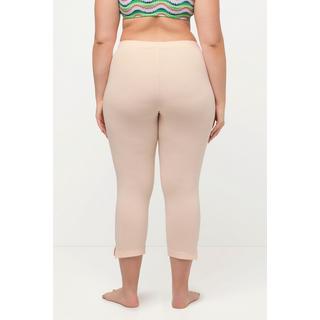 Ulla Popken  Pantalon corsaire longueur 7/8, taille élastique - jusqu'au 68/70 