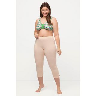 Ulla Popken  Pantalon corsaire longueur 7/8, taille élastique - jusqu'au 68/70 