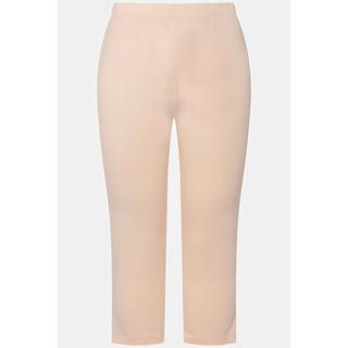 Ulla Popken  Pantalon corsaire longueur 7/8, taille élastique - jusqu'au 68/70 